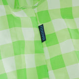 Baggu estándar Check Lime - ECRU