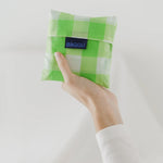 Baggu estándar Check Lime - ECRU