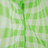 Baggu estándar Check Lime - ECRU