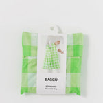 Baggu estándar Check Lime - ECRU
