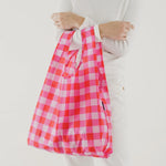 Baggu estándar Check Magenta - ECRU