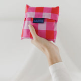 Baggu estándar Check Magenta - ECRU