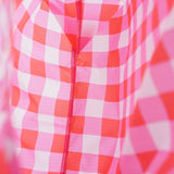 Baggu estándar Check Magenta - ECRU