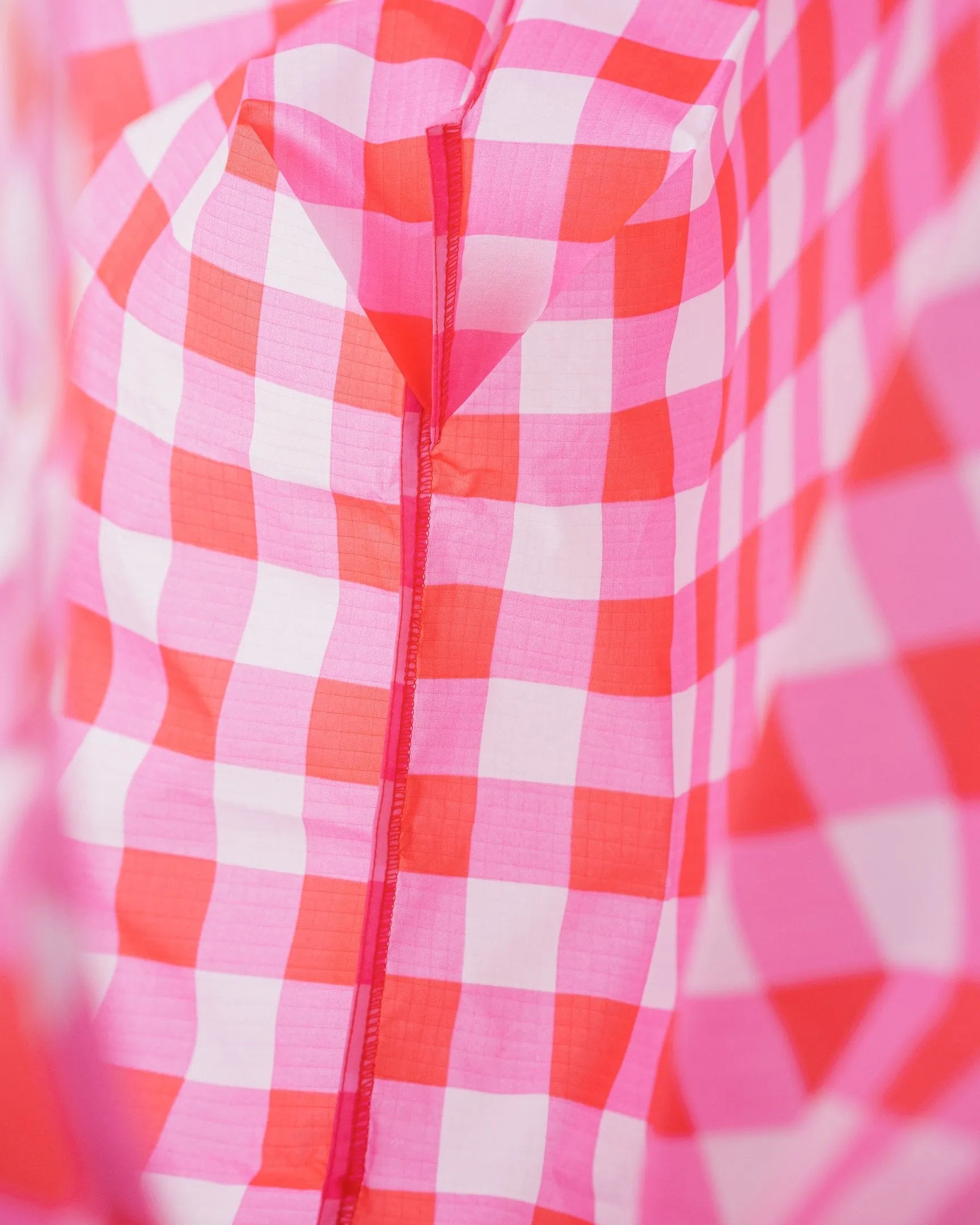 Baggu estándar Check Magenta - ECRU