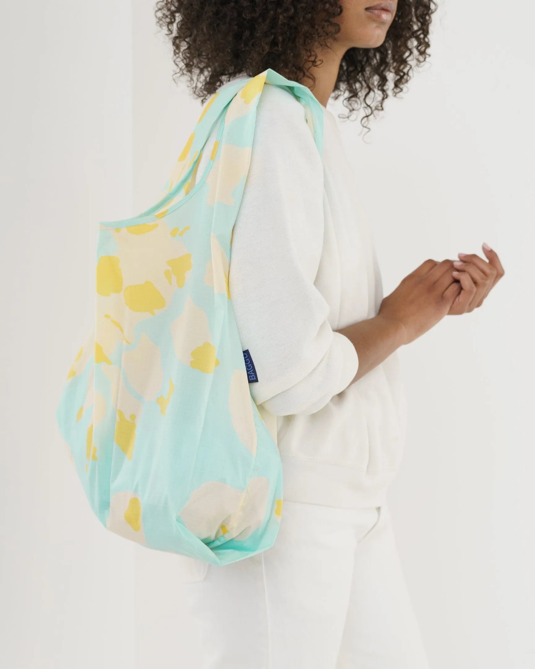 Baggu estándar Tie Dye Aqua - ECRU