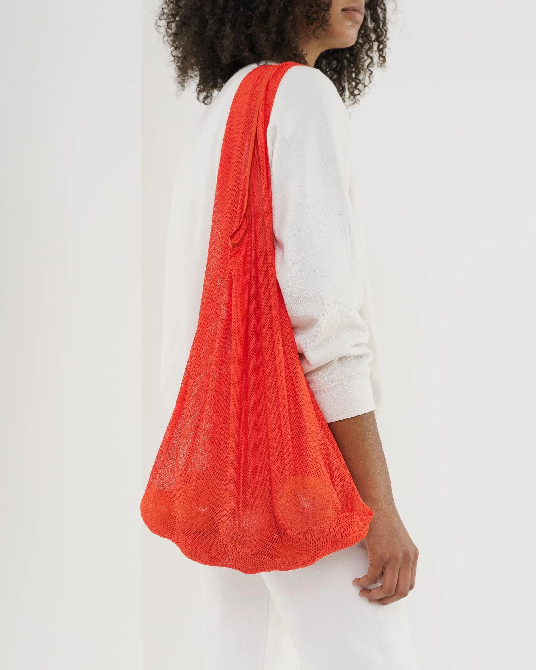 Baggu Rejilla Mesh Tomato - ECRU