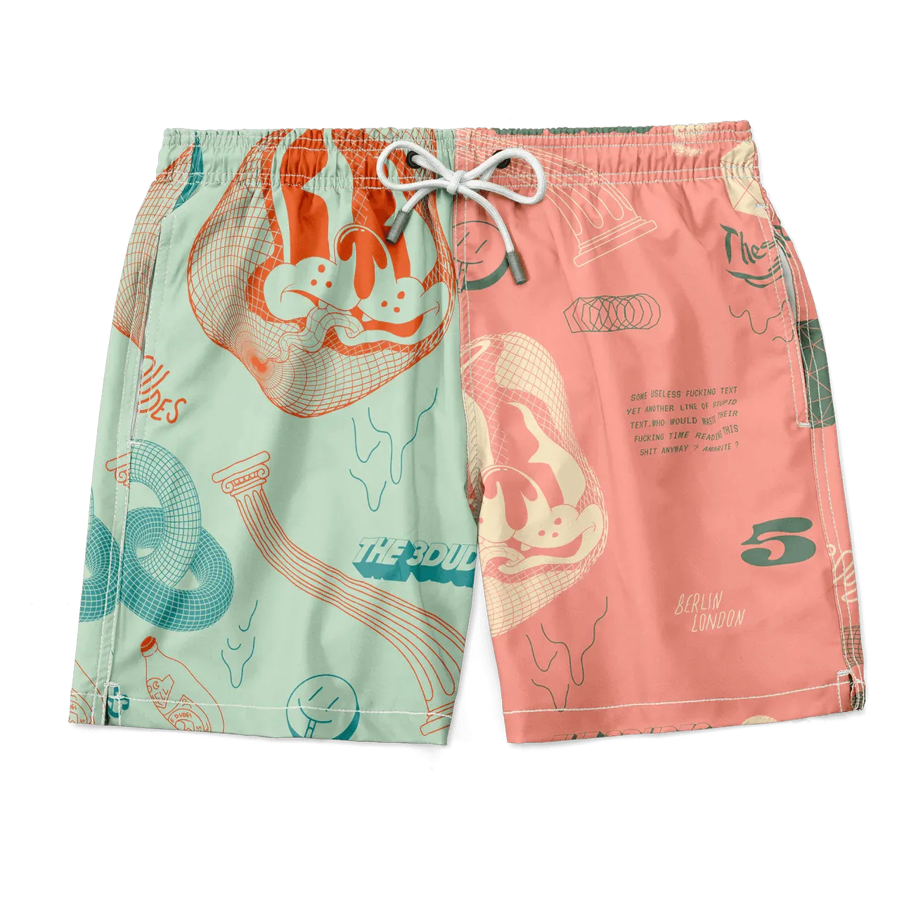 Bañador 3 Dudes - ECRU