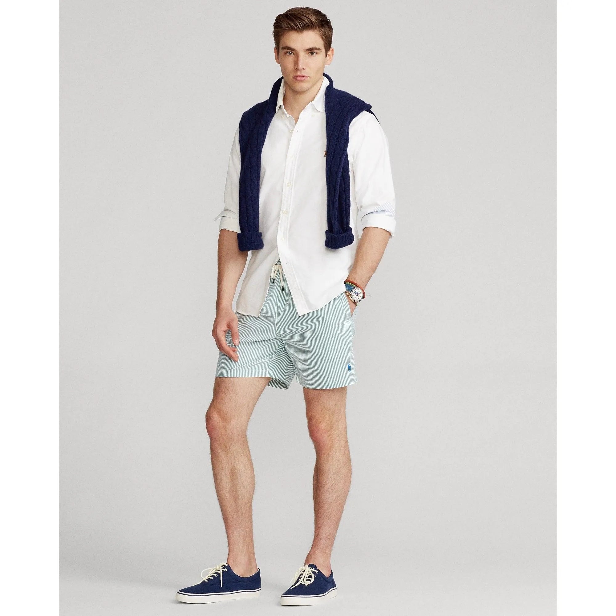 Bañador bermuda Traveler de 14,6 cm - ECRU