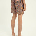 Bañador estampado en poliéster reciclado - ECRU