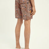 Bañador estampado en poliéster reciclado - ECRU