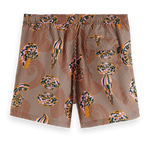 Bañador estampado en poliéster reciclado - ECRU