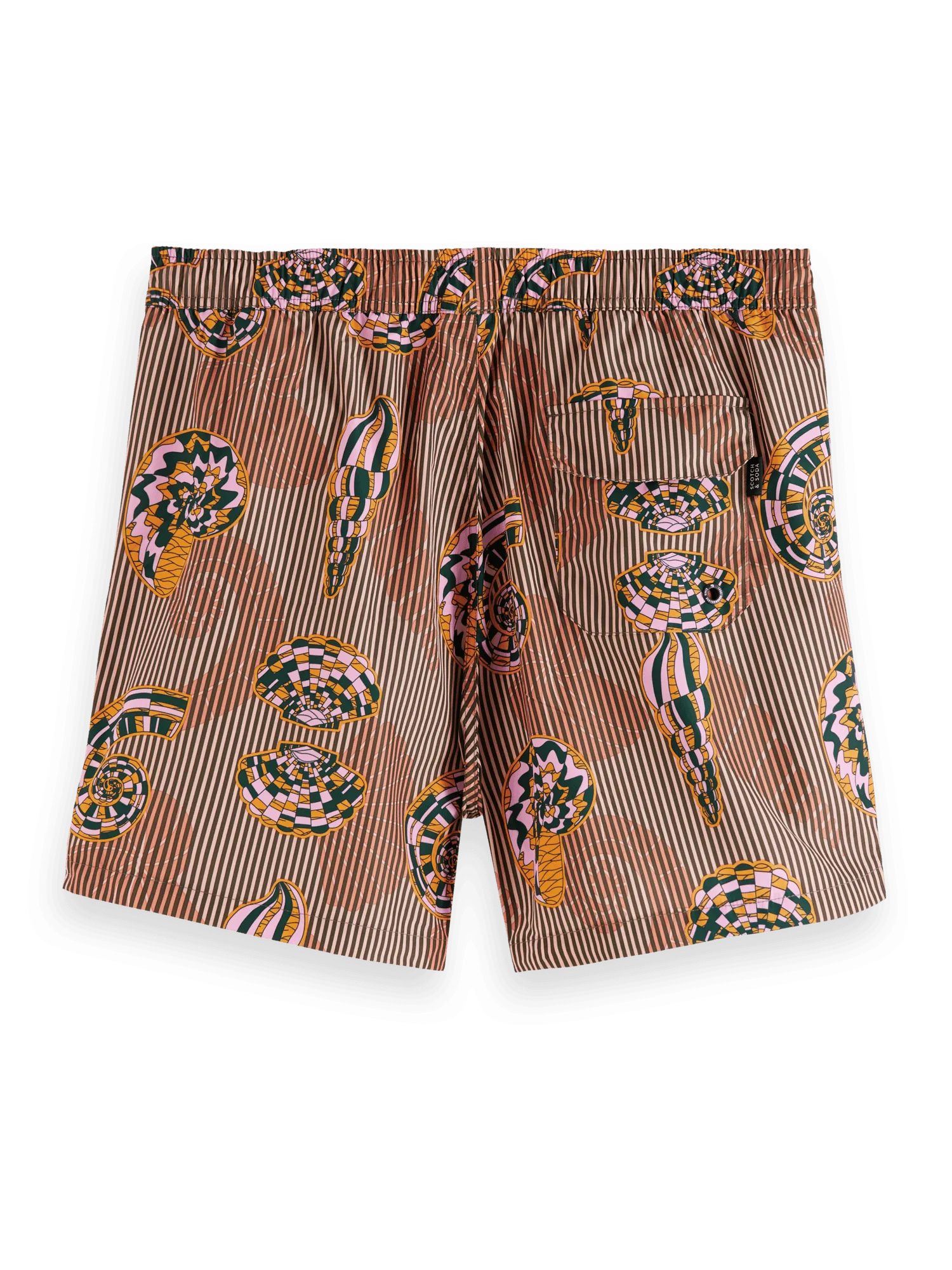 Bañador estampado en poliéster reciclado - ECRU