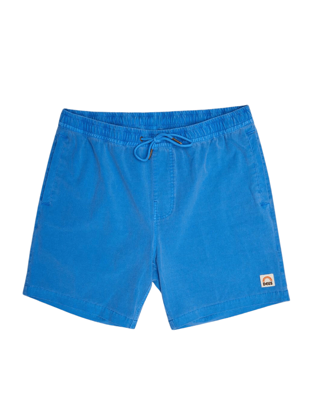 Bermuda Deus Ex Machina Sandbar Garment Dye French Blue - ECRU