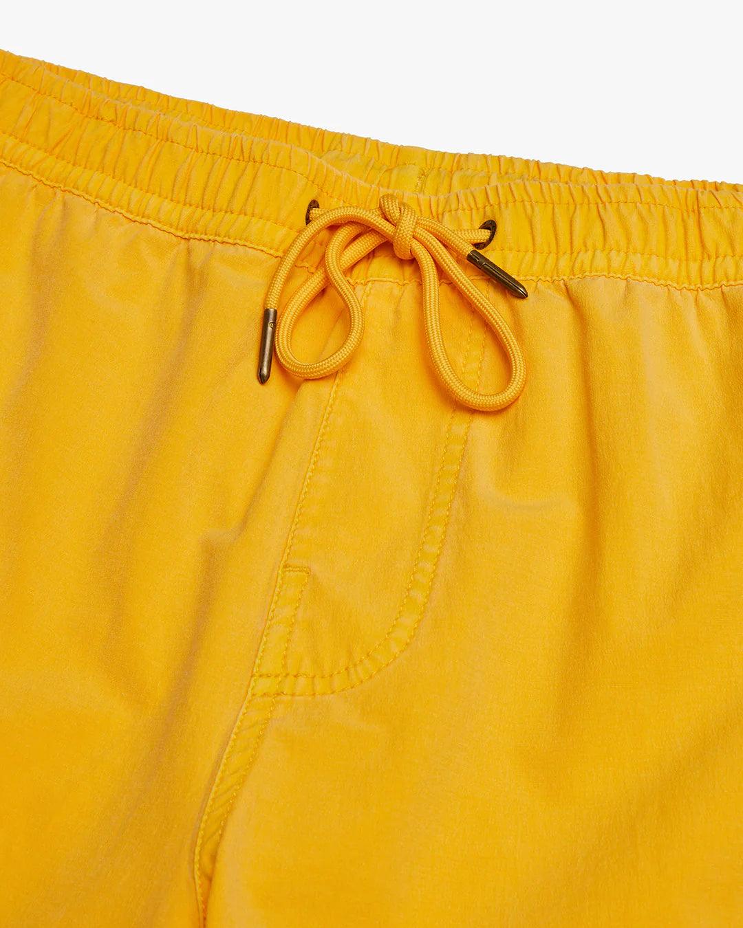 Bermuda Deus Ex Machina Sandbar Garment Dye Golden Rod - ECRU