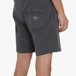 Bermuda Deus Ex Machina Sandbar Garment Dye Shadow Black - ECRU