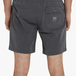 Bermuda Deus Ex Machina Sandbar Garment Dye Shadow Black - ECRU