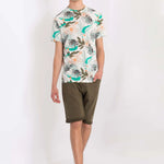 Bermuda Indigo Knit - ECRU