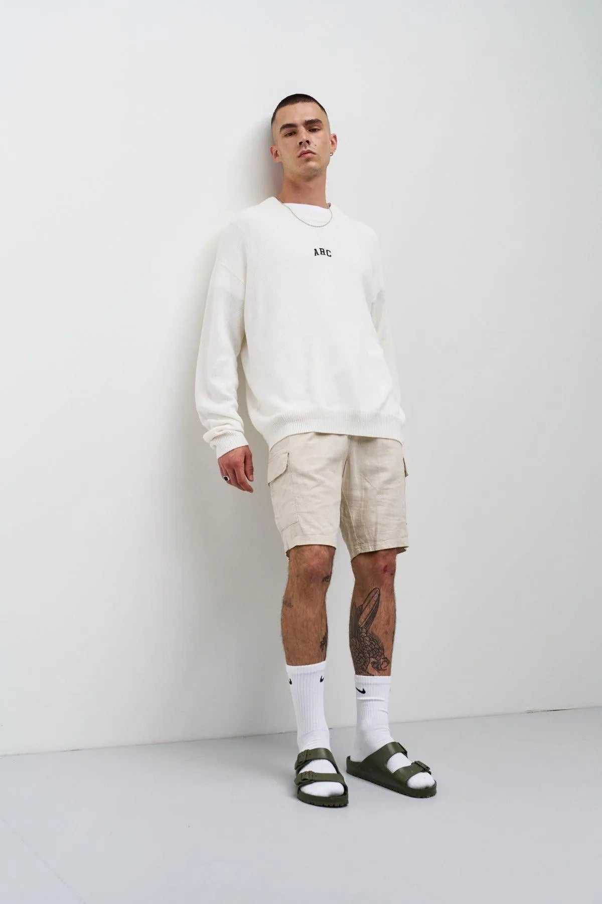 Bermuda !Solid Cargo Ferris Oatmeal - ECRU