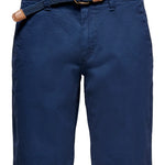 Bermudas de corte regular tipo chinos - ECRU