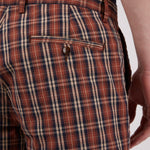Bermudas Heritage Check Brick Red - ECRU