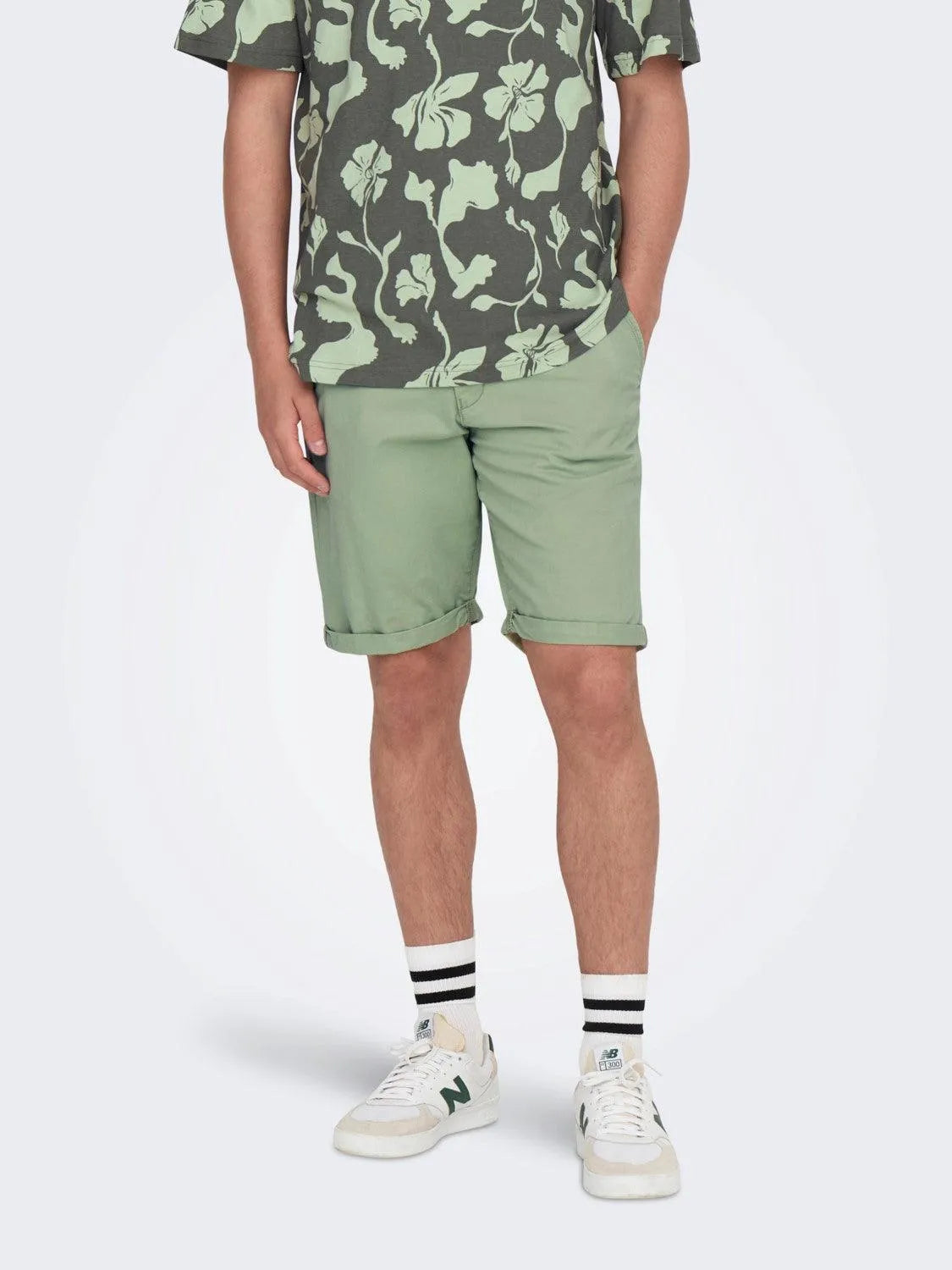 Bermudas Only & Sons Peter Swamp - ECRU