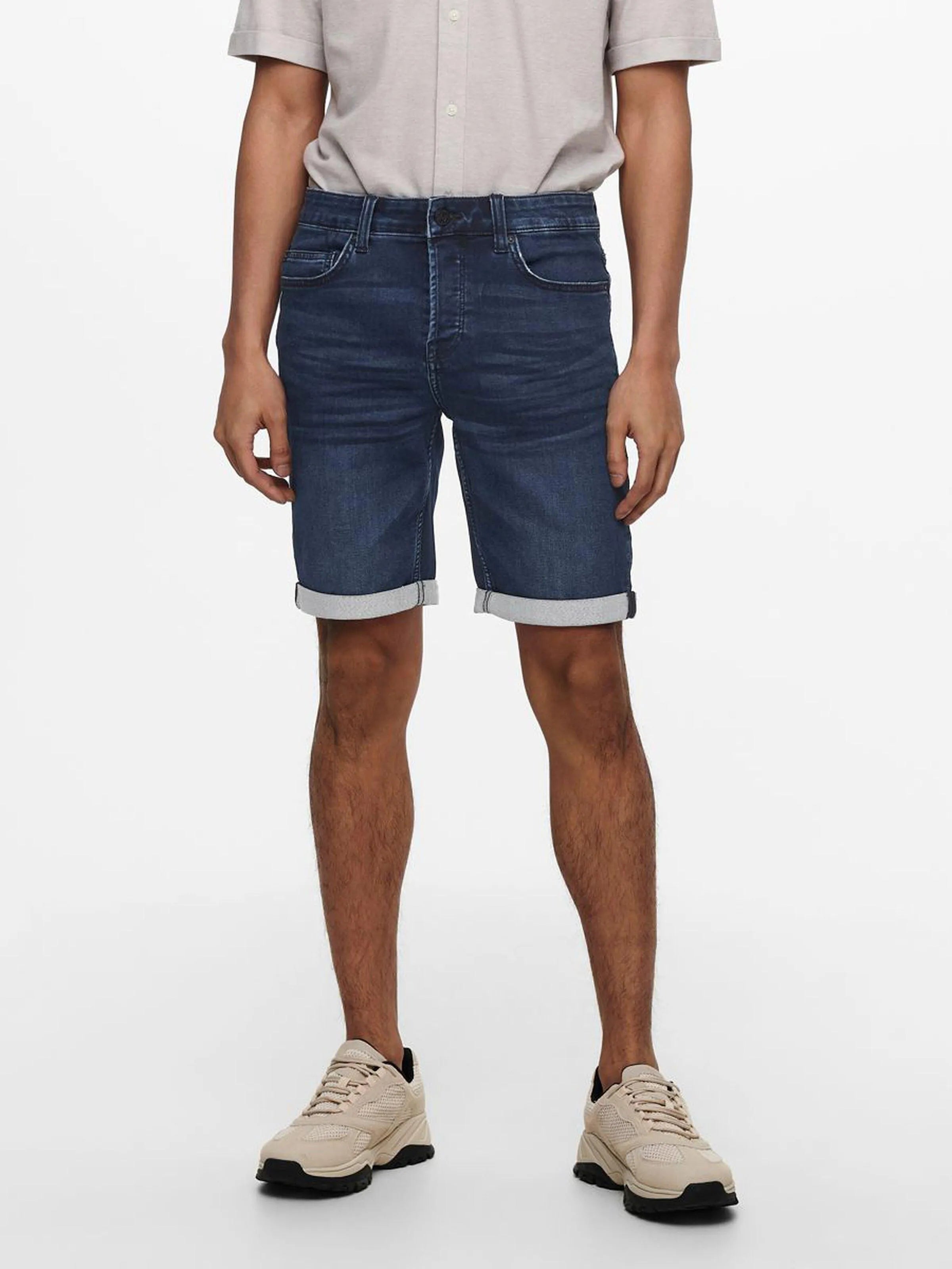 Bermudas vaqueras Ply Jogger - ECRU