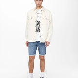 Bermudas vaqueras Ply Jogger - ECRU