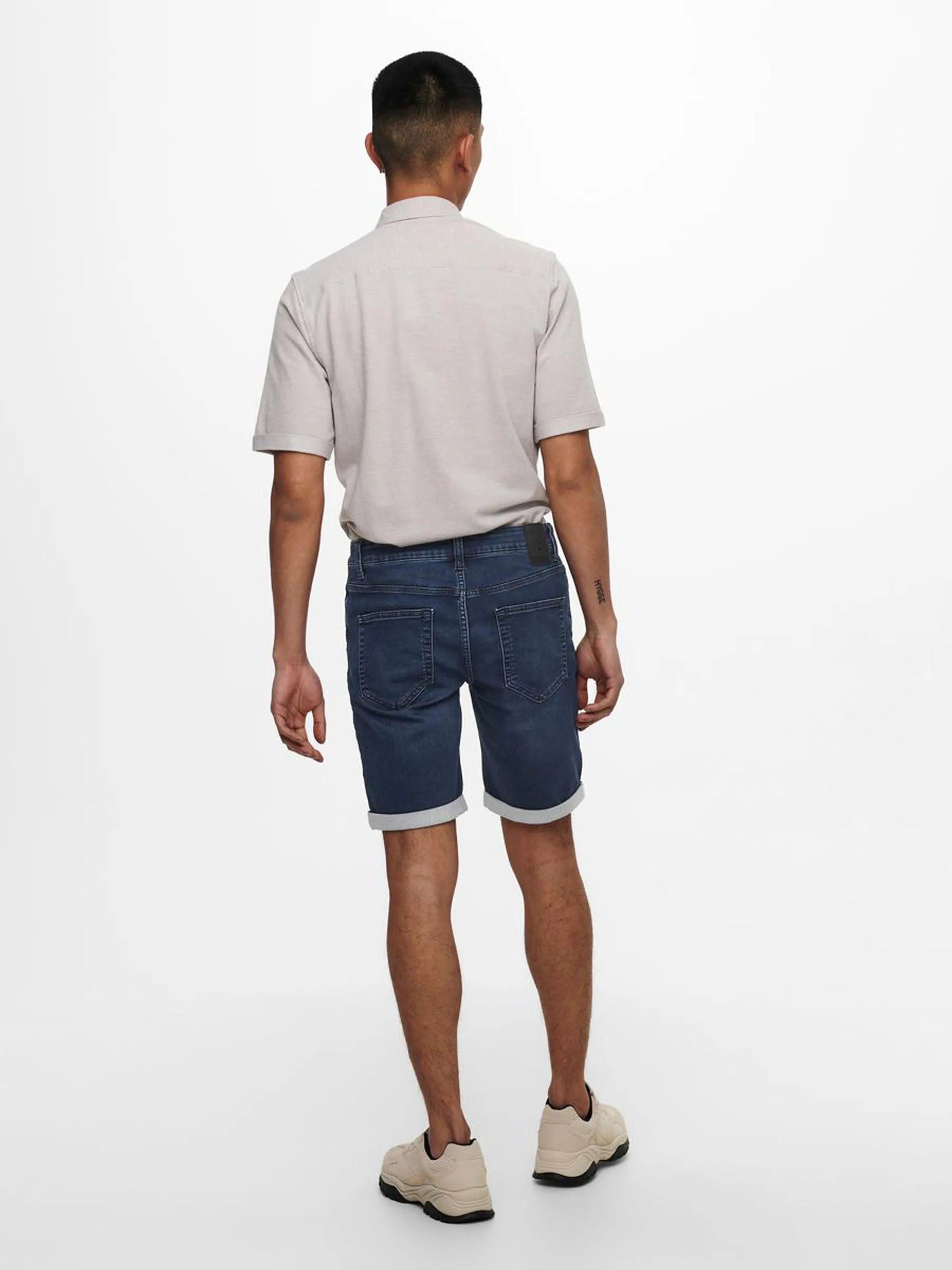 Bermudas vaqueras Ply Jogger - ECRU