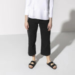 Birkenstock Arizona Birko-Flor Black Plantilla blanda - ECRU