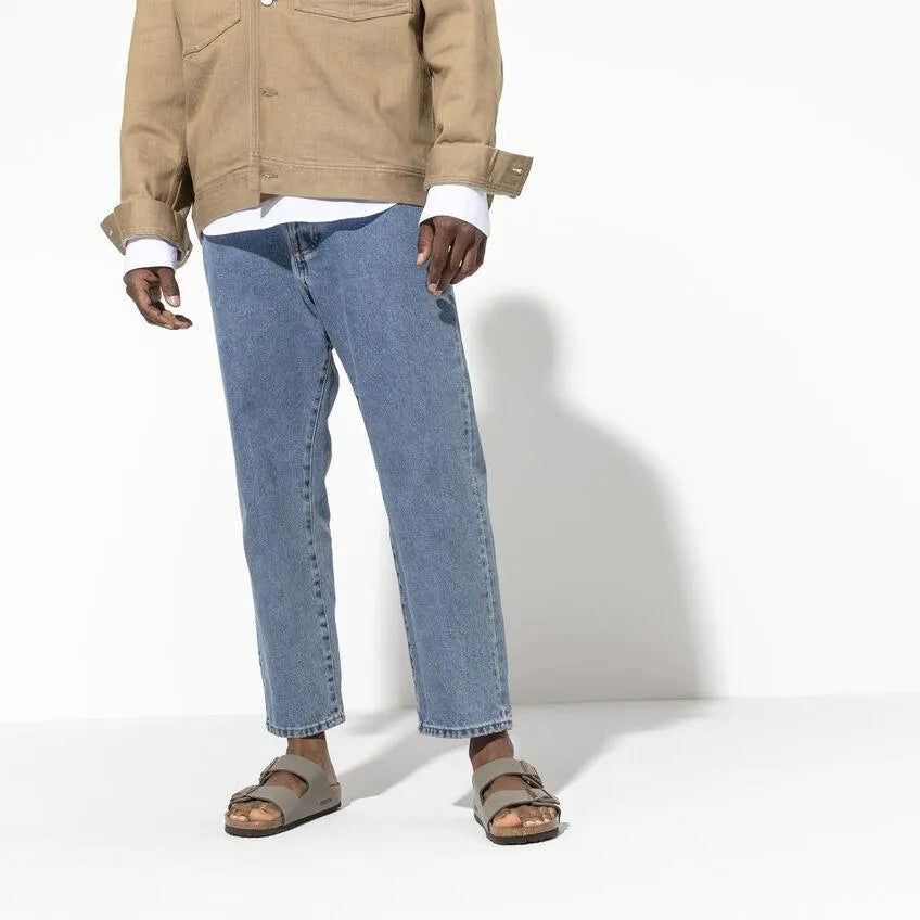 Birkenstock Arizona Birko-Flor Nubuck Stone - ECRU