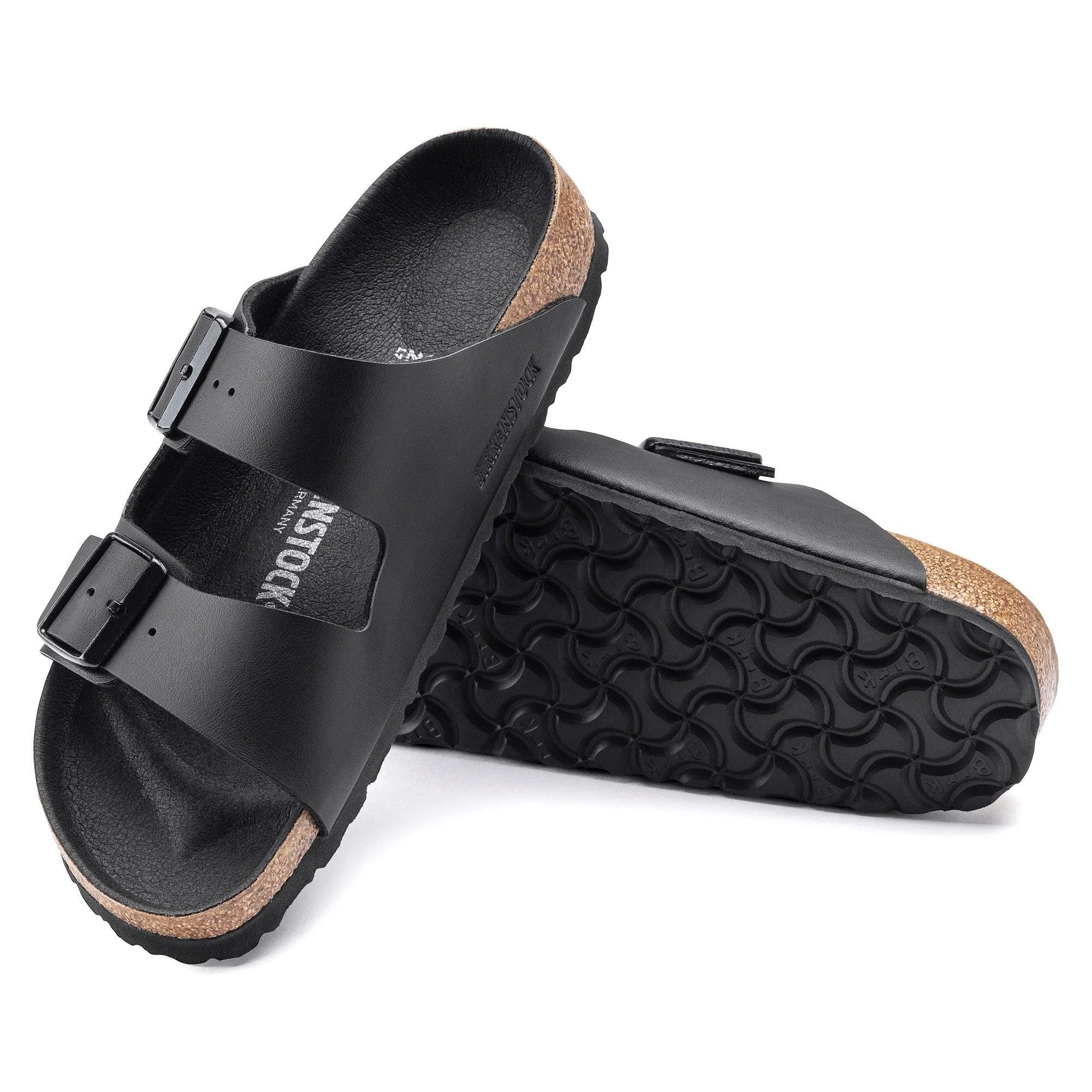 Birkenstock Arizona Birko-Flor Triples Black - ECRU