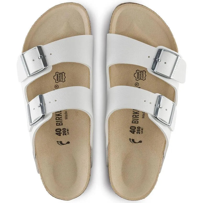Birkenstock Arizona Birko-Flor White - ECRU