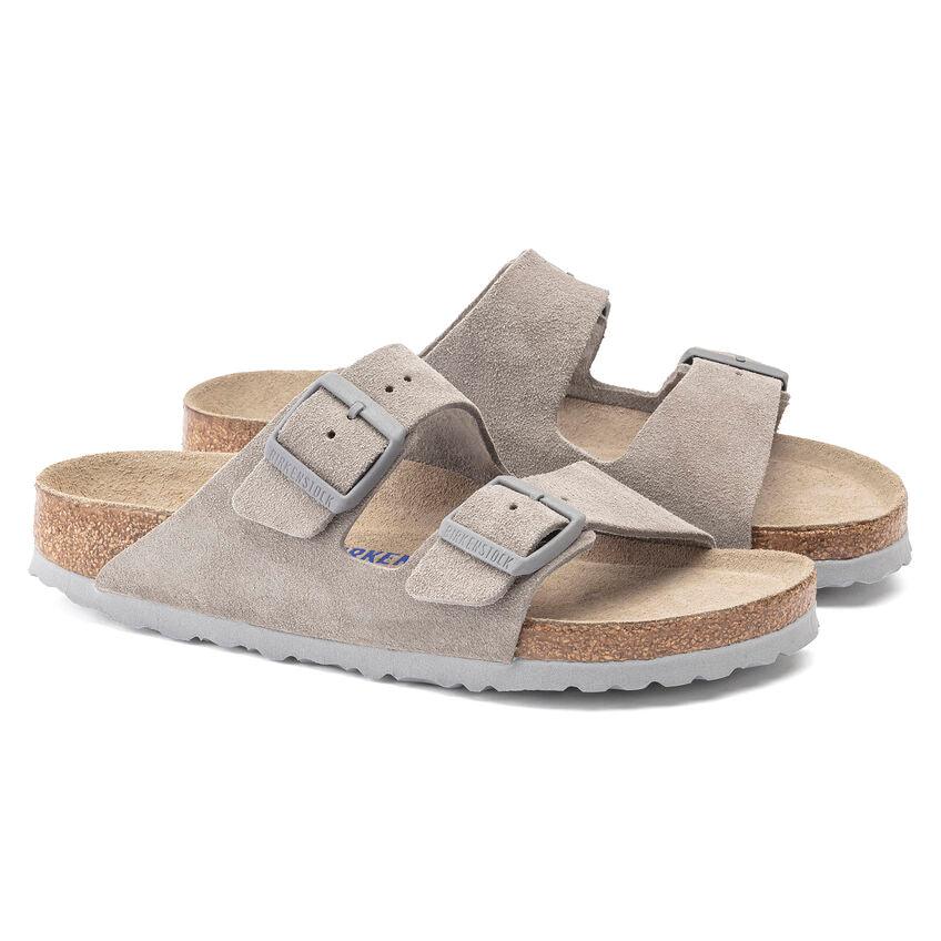 Birkenstock Arizona Plantilla Blanda Ante Stone Coin - ECRU