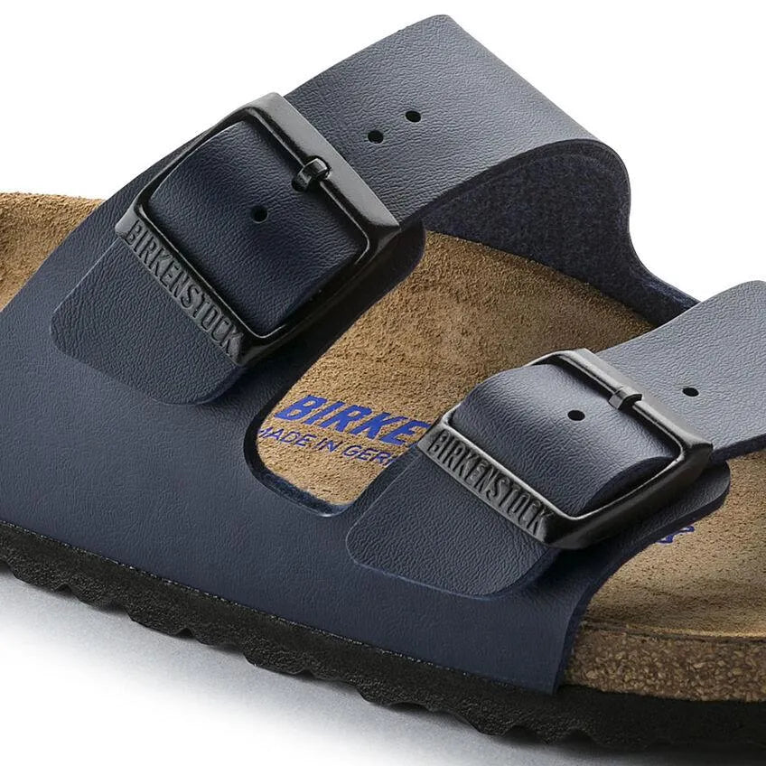 Birkenstock Arizona Plantilla blanda Birko-Flor Azul - ECRU