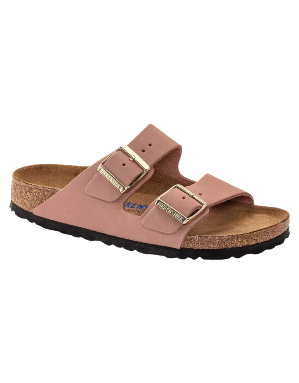 Birkenstock Arizona Plantilla Blanda Piel nubuc Old Rose - ECRU