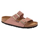 Birkenstock Arizona Plantilla Blanda Piel nubuc Old Rose - ECRU