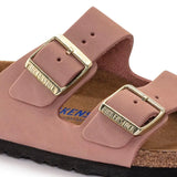 Birkenstock Arizona Plantilla Blanda Piel nubuc Old Rose - ECRU
