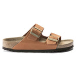 Birkenstock Arizona Plantilla blanda Piel nubuc Pecan - ECRU