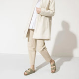 Birkenstock Arizona Vegan Birko-Flor Nubuck Khaki - ECRU