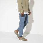 Birkenstock Arizona Vegan Birko-Flor Nubuck Khaki - ECRU