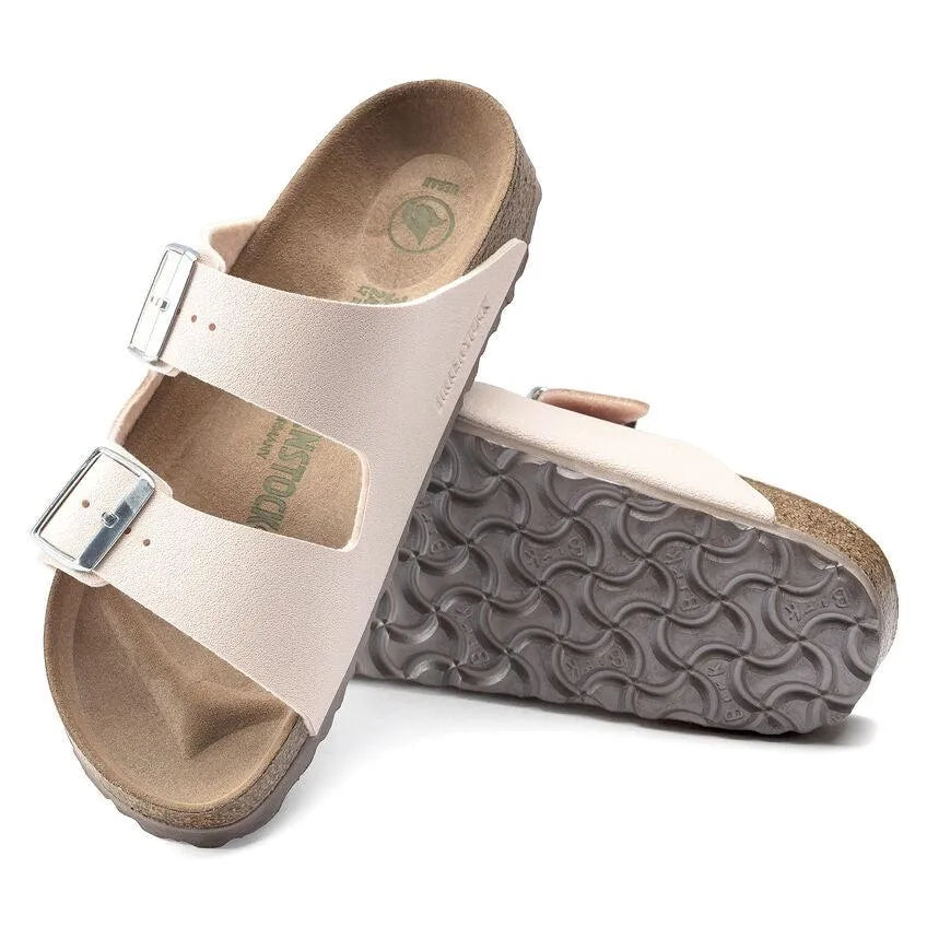 Birkenstock Arizona Versión vegana Birko-Flor Nubuck Light Rose - ECRU