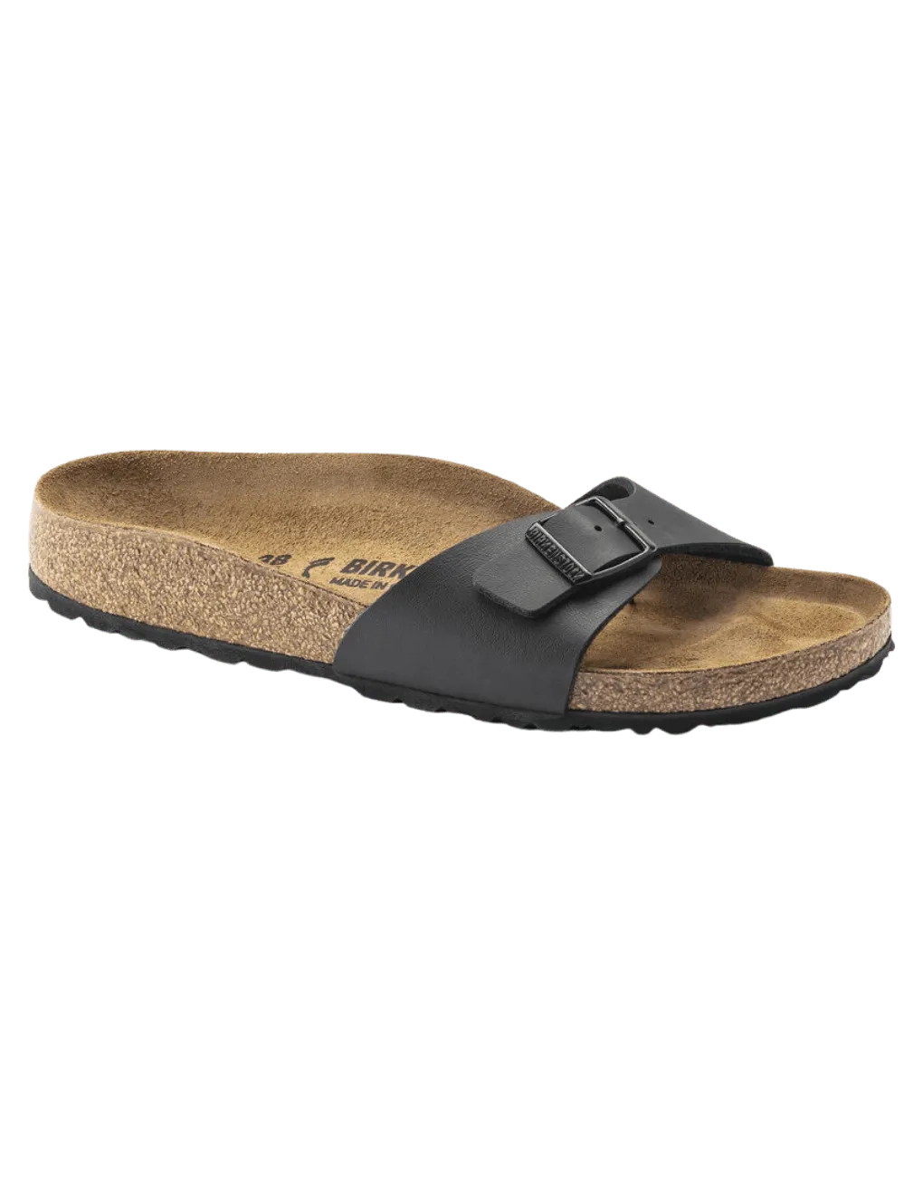 Birkenstock Madrid Birko-Flor Black - ECRU