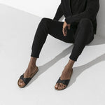 Birkenstock Madrid Birko-Flor Black - ECRU