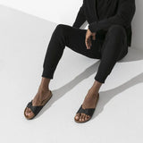 Birkenstock Madrid Birko-Flor Black - ECRU