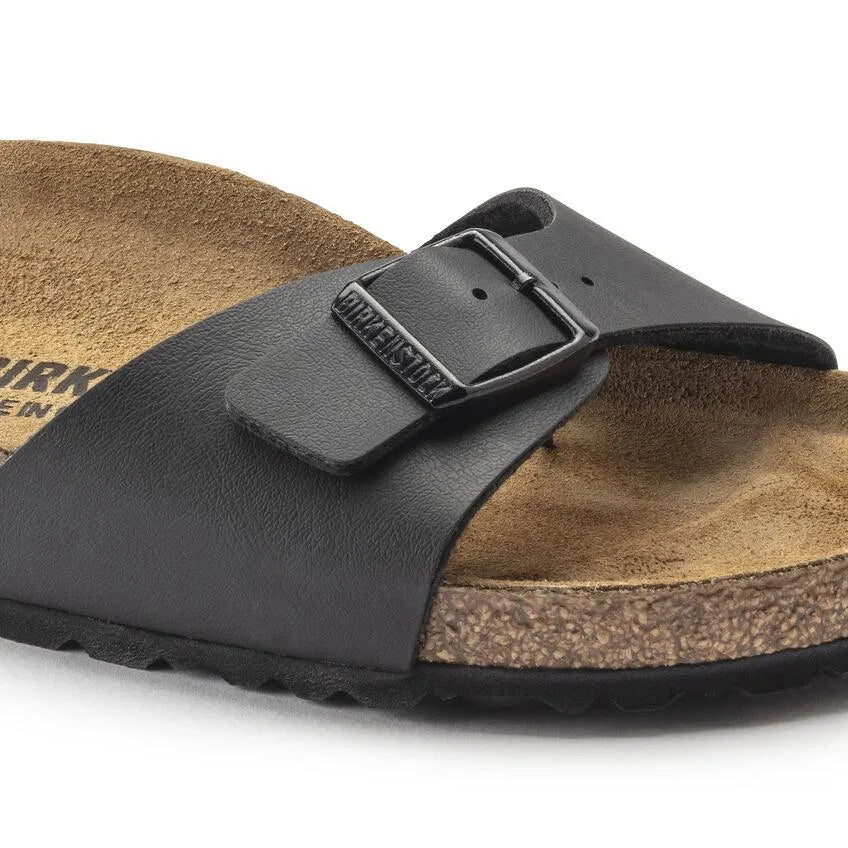 Birkenstock Madrid Birko-Flor Black - ECRU