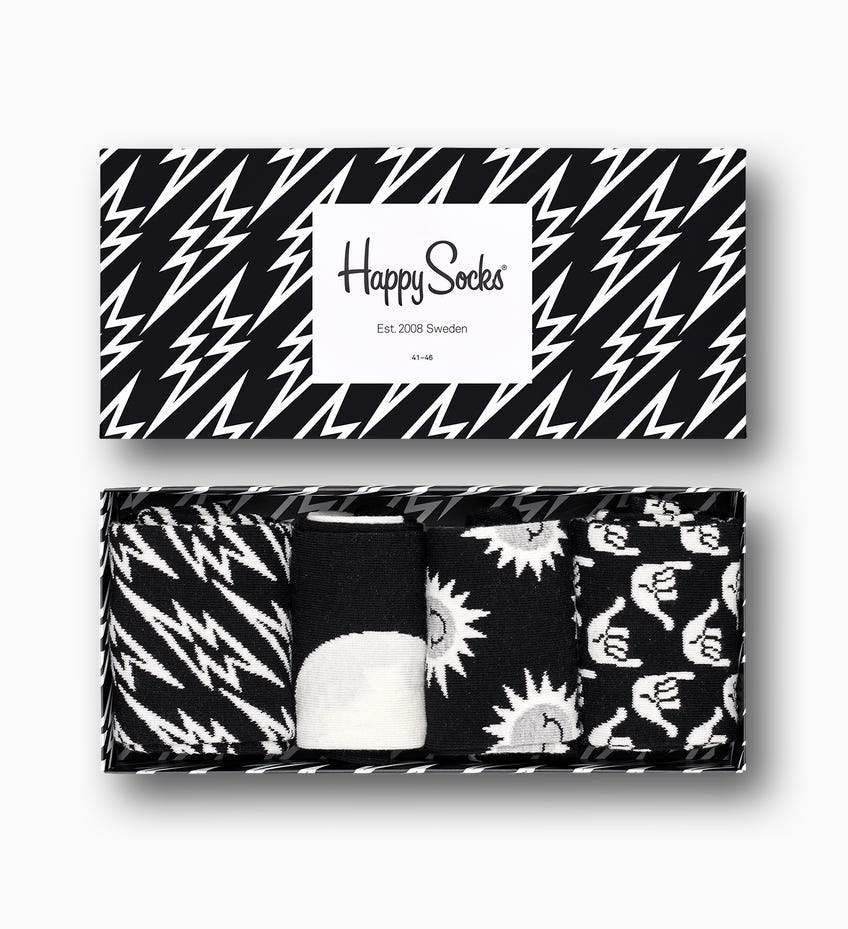 Black And White Gift Box Pack de 4 - ECRU