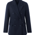 Blazer de paño liso - ECRU