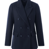 Blazer de paño liso - ECRU