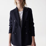 Blazer de paño liso - ECRU