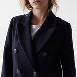 Blazer de paño liso - ECRU